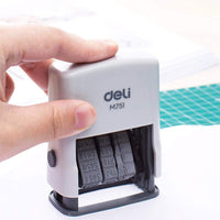 Deli EM75110 Date Stamp 4.6mm  Day/Month/Year - Karout Online -Karout Online Shopping In lebanon - Karout Express Delivery 