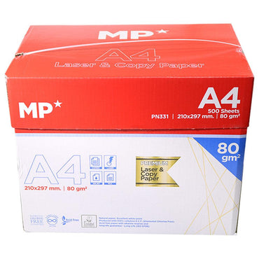 MP Laser and Copy A4 Paper Box ( 5 Reams) / PN331 (NET) - Karout Online -Karout Online Shopping In lebanon - Karout Express Delivery 
