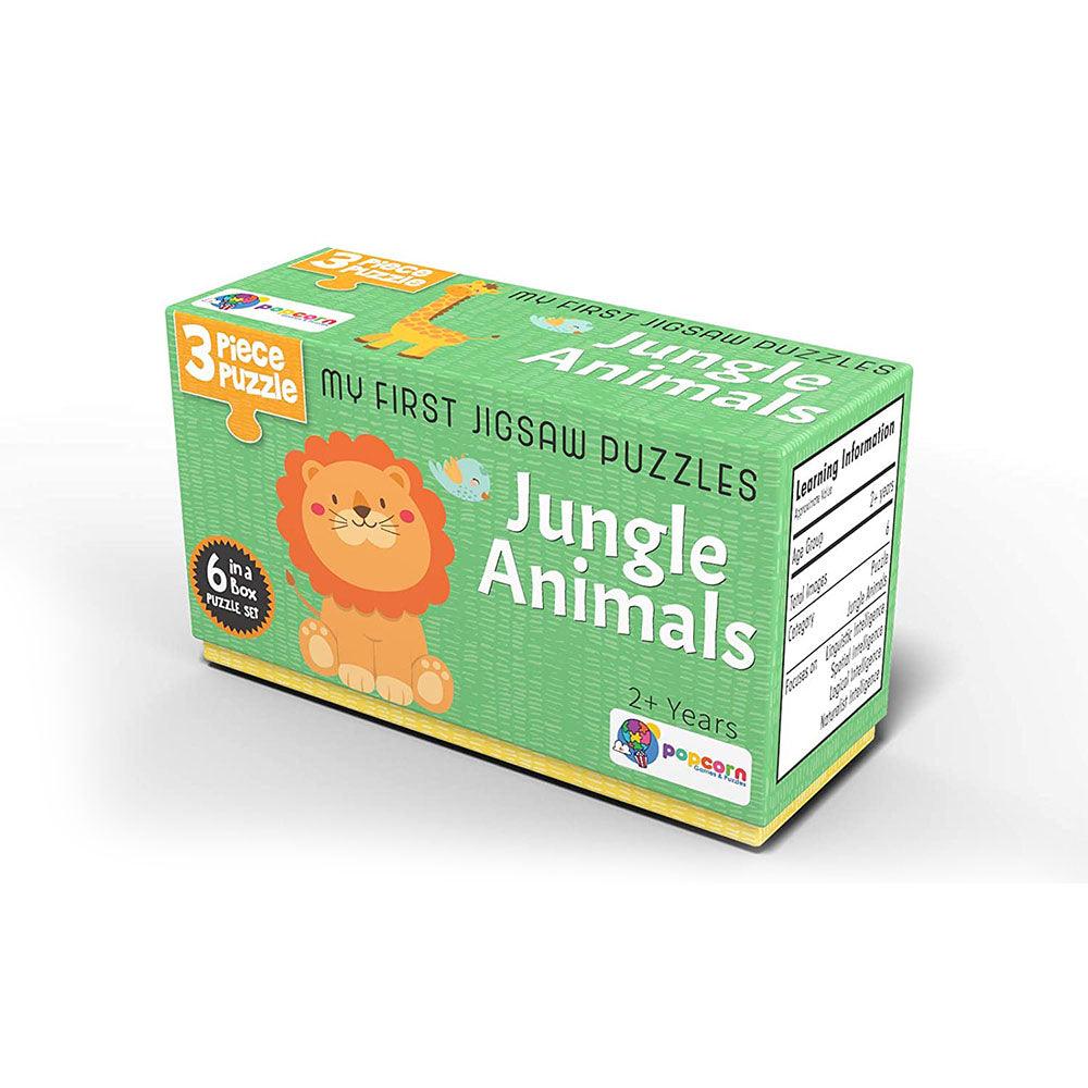 Popcorn Games & Puzzles Jungle Animals - Karout Online -Karout Online Shopping In lebanon - Karout Express Delivery 