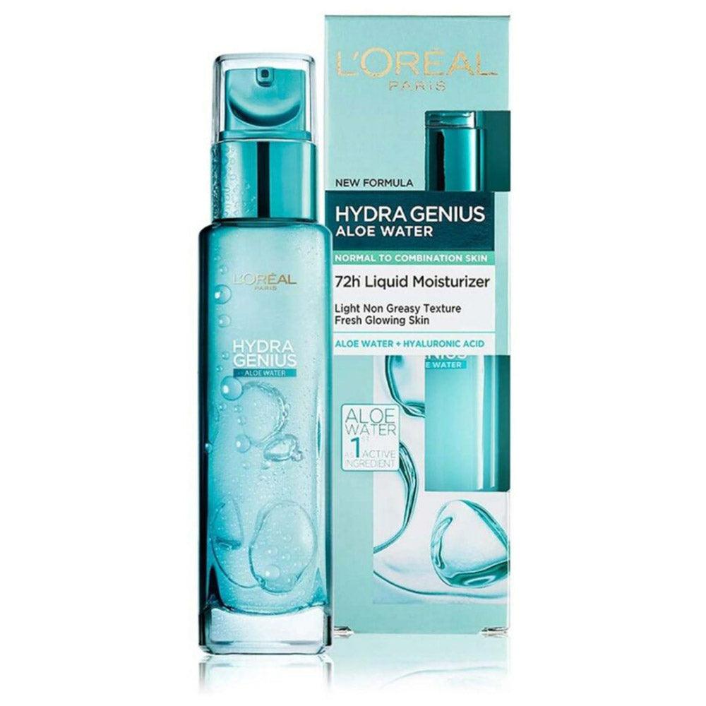 L'Oreal Paris Hydra Genius Aloe Water Normal To Combination Skin 70ml - Karout Online -Karout Online Shopping In lebanon - Karout Express Delivery 