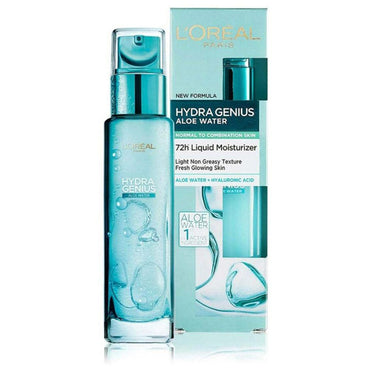 L'Oreal Paris Hydra Genius Aloe Water Normal To Combination Skin 70ml - Karout Online -Karout Online Shopping In lebanon - Karout Express Delivery 