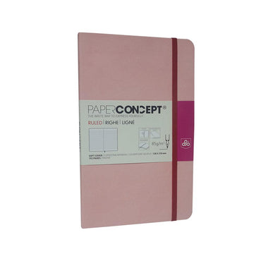 OPP Paperconcept Executive Notebook PU Pastel Soft Cover Line / 13×21 cm - Karout Online -Karout Online Shopping In lebanon - Karout Express Delivery 