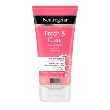 Neutrogena Fresh & Clear Daily Exfoliator For Blemish Prone Skin 150ml - Karout Online -Karout Online Shopping In lebanon - Karout Express Delivery 