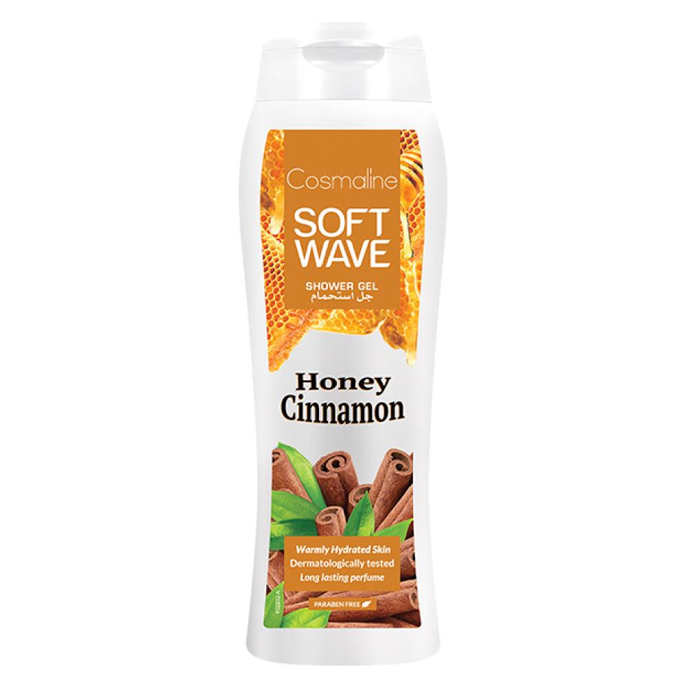 Cosmaline SOFT WAVE SHOWER GEL HONEY CINNAMON 400ml / B0004140 - Karout Online -Karout Online Shopping In lebanon - Karout Express Delivery 