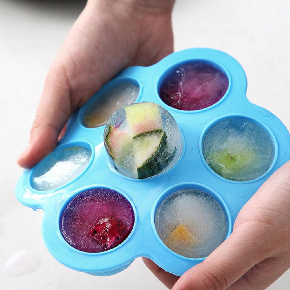 7 Cavity Silicone Mini Ice Popsicle Mold / 22FK069 - Karout Online -Karout Online Shopping In lebanon - Karout Express Delivery 