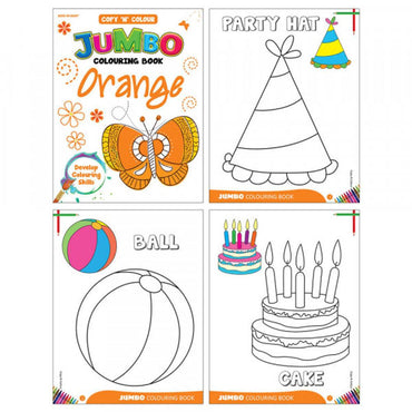 Mind To Mind Copy & Colour Jumbo Colouring Book - Orange - Karout Online -Karout Online Shopping In lebanon - Karout Express Delivery 