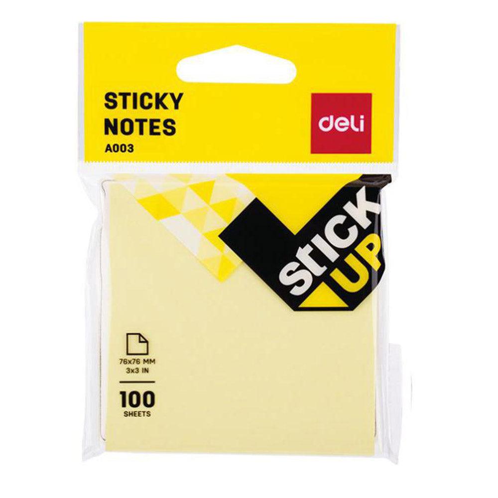 Deli Sticky Notes 76 x 76mm EA00352 100 SHEETS - Karout Online -Karout Online Shopping In lebanon - Karout Express Delivery 