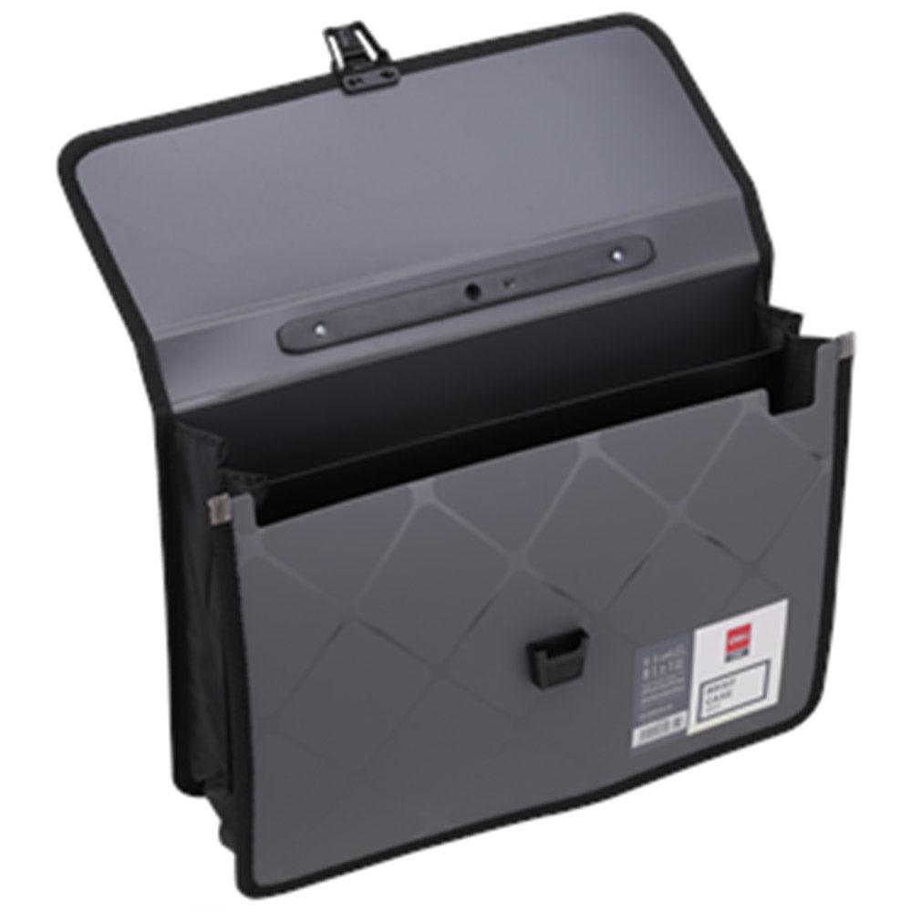 Deli E39634 Cube Brief Case with Handle A4 - Karout Online -Karout Online Shopping In lebanon - Karout Express Delivery 