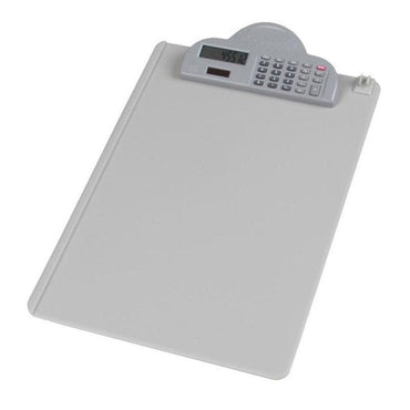 Deli E9259 Clip Board With Calculator A4 GREY - Karout Online -Karout Online Shopping In lebanon - Karout Express Delivery 