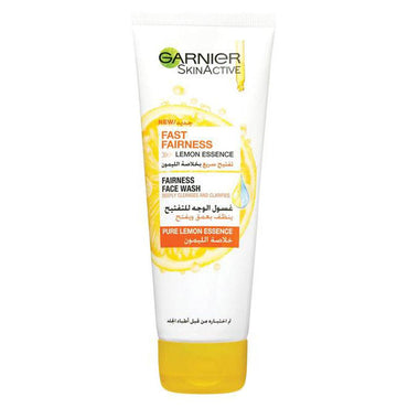 Garnier SkinActive Fast Fairness Face Wash with Pure Lemon Essence 100ml - Karout Online -Karout Online Shopping In lebanon - Karout Express Delivery 