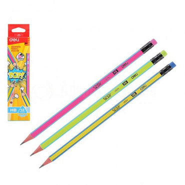 Deli U52400 Pencil Graphite 12 pcs - Karout Online -Karout Online Shopping In lebanon - Karout Express Delivery 
