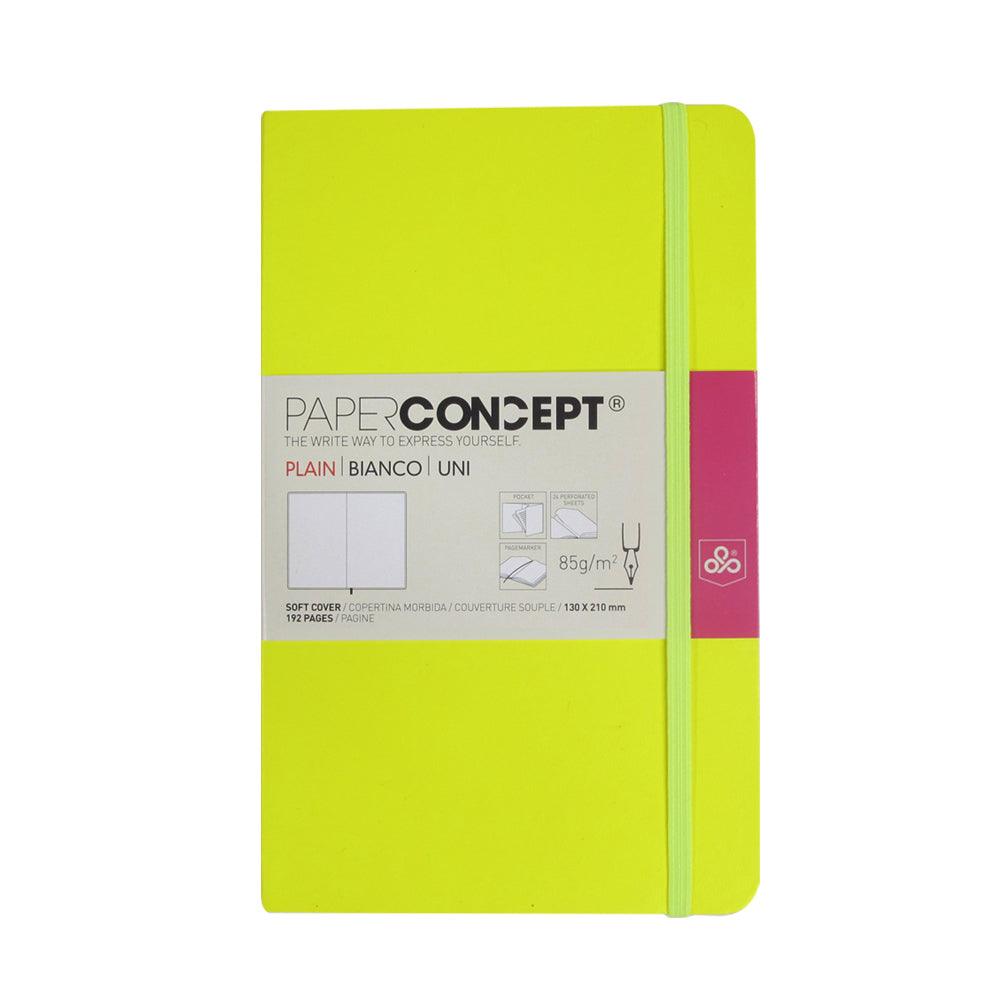 OPP Paperconcept Executive Notebook PU Fluo Soft Cover Plain / 13×21 cm - Karout Online -Karout Online Shopping In lebanon - Karout Express Delivery 