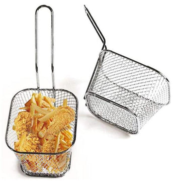 Small Rectangular Stainless Steel Frying Basket / KC-1355 - Karout Online -Karout Online Shopping In lebanon - Karout Express Delivery 