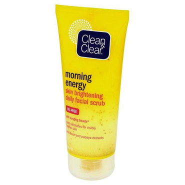 Clean & Clear Morning Energy Skin Brightening Facial Scrub 150ml - Karout Online -Karout Online Shopping In lebanon - Karout Express Delivery 