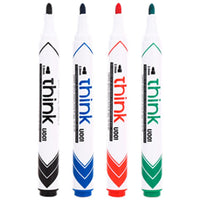 Deli U00101 Dry Erase Bullet Tip 4 pcs - Karout Online -Karout Online Shopping In lebanon - Karout Express Delivery 