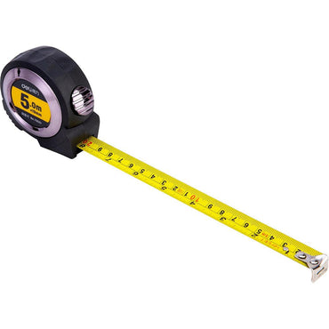 Deli E79551 Steel Measure Tape 5M x 19mm - Karout Online -Karout Online Shopping In lebanon - Karout Express Delivery 