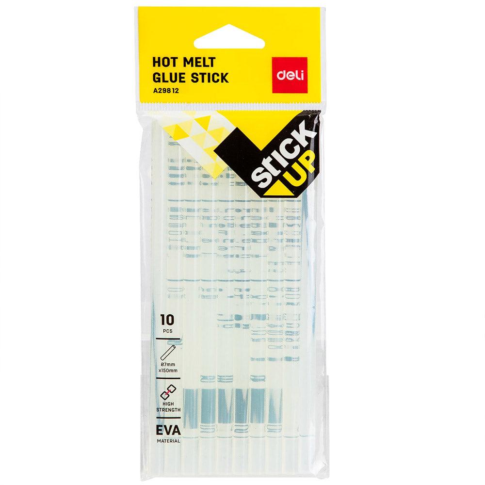 Deli A29812 Hot Melt Glue Stick 7mm x 150mm - 10 pcs - Karout Online -Karout Online Shopping In lebanon - Karout Express Delivery 