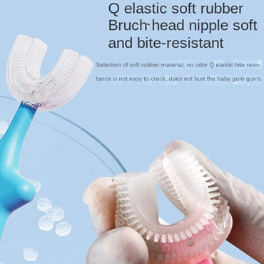 U shaped Toothbrush for kids 2 - 6 years / 22FK035 - Karout Online -Karout Online Shopping In lebanon - Karout Express Delivery 
