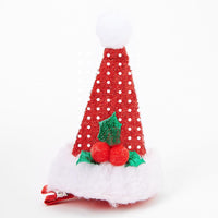 Christmas Santa Hat Hair Clip - Karout Online -Karout Online Shopping In lebanon - Karout Express Delivery 