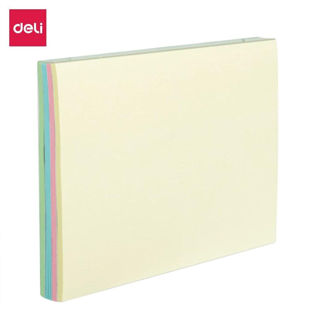 Deli EA01902 Sticky Notes 76×101 mm 100 sheets 4 colors - Karout Online -Karout Online Shopping In lebanon - Karout Express Delivery 