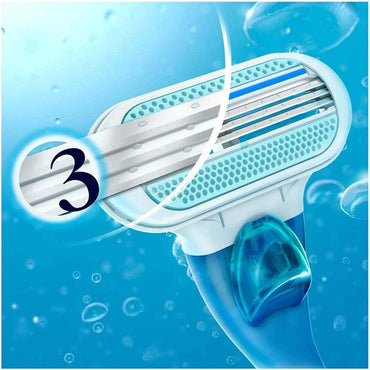 Gillette Venus Close & Clean  Women's Razor Handle + 5 Refills - Karout Online -Karout Online Shopping In lebanon - Karout Express Delivery 