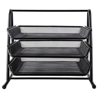Deli E9181 3 Tier Document Tray Black - Karout Online -Karout Online Shopping In lebanon - Karout Express Delivery 