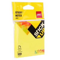 Deli EA02302 Sticky Notes 76×76 mm 100 sheets - Karout Online -Karout Online Shopping In lebanon - Karout Express Delivery 