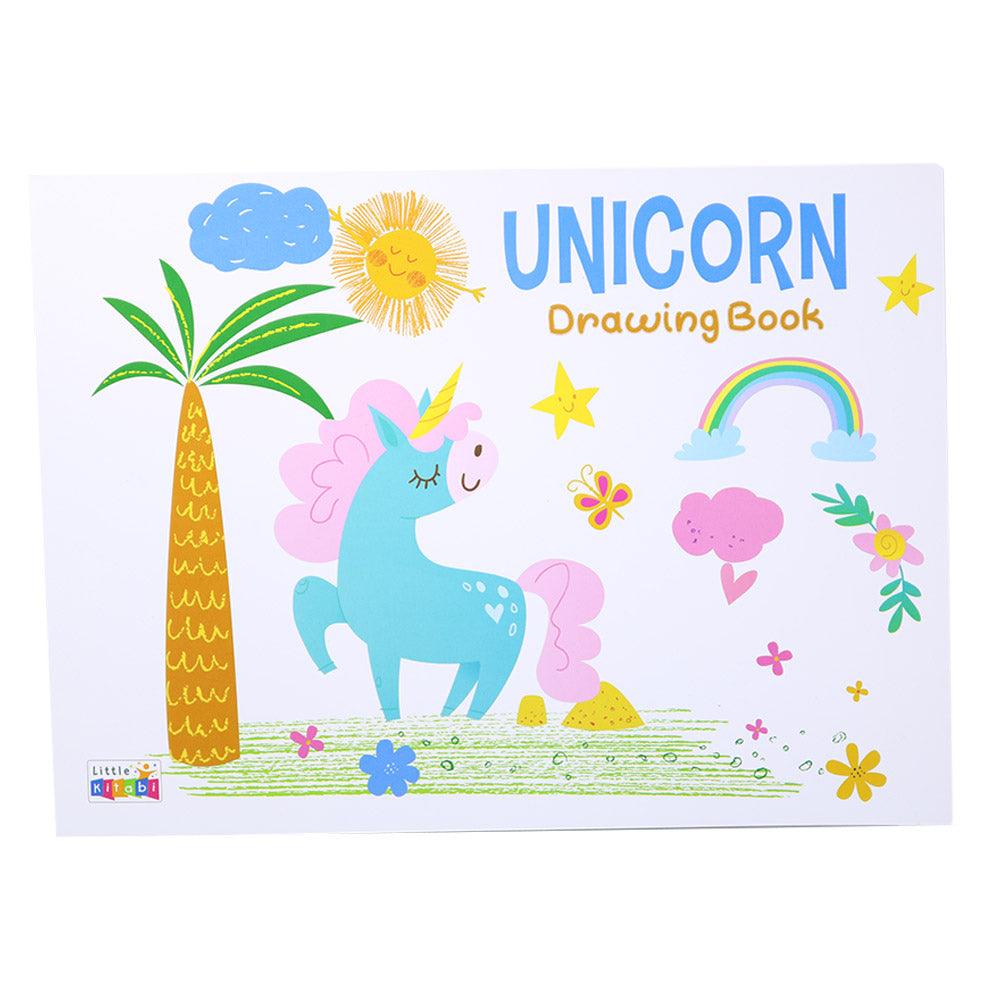 little kitabi Unicorn Drawing Book - Karout Online -Karout Online Shopping In lebanon - Karout Express Delivery 