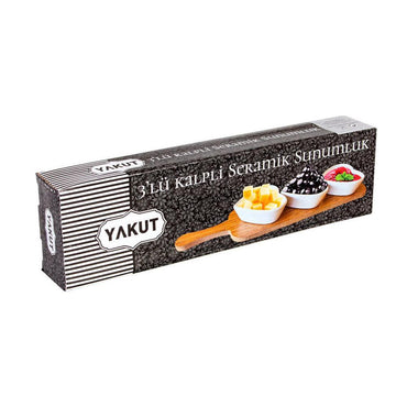 Yakut Porcelain Round Serving Bowl Set of  3 pcs - Karout Online -Karout Online Shopping In lebanon - Karout Express Delivery 