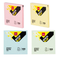 Deli EA01303 Sticky Notes 76×76 mm 100 sheets - Karout Online -Karout Online Shopping In lebanon - Karout Express Delivery 