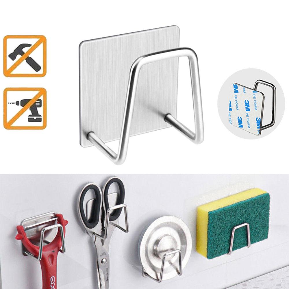 Shop Online Adhesive Wall Hooks Stainless Steel Kitchen - Karout Online Shopping In lebanon