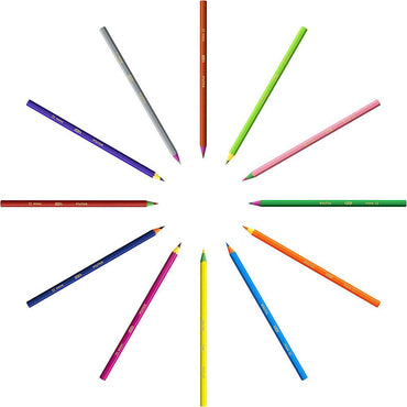 Bic Kids Evolution Circus Coloring Pencils / 12 pieces - Karout Online -Karout Online Shopping In lebanon - Karout Express Delivery 