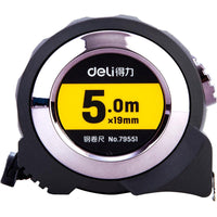 Deli E79551 Steel Measure Tape 5M x 19mm - Karout Online -Karout Online Shopping In lebanon - Karout Express Delivery 