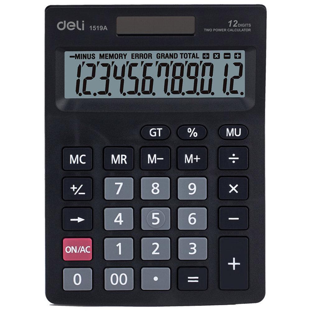 Deli E1519A Calculator 12 Digits - Karout Online -Karout Online Shopping In lebanon - Karout Express Delivery 