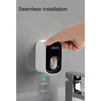 Shop Online Automatic Toothpaste Dispenser Toothpaste Squeezer Wall Mount Holder / KC22-57 - Karout Online Shopping In lebanon