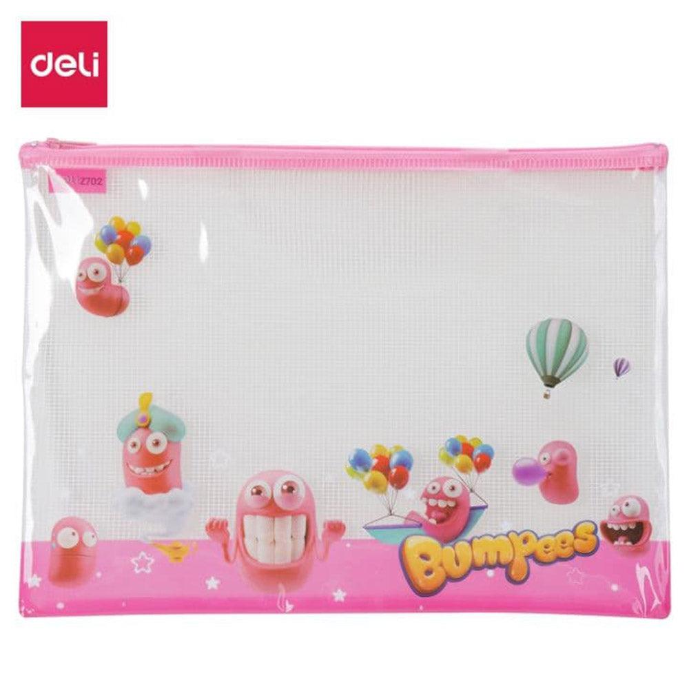 Deli EZ70202 Zip Bag A4 - Karout Online -Karout Online Shopping In lebanon - Karout Express Delivery 