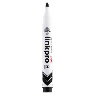 Deli U00520 Dry Erase Marker Refillable Linkpro 2mm Black - Karout Online -Karout Online Shopping In lebanon - Karout Express Delivery 