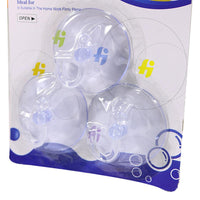 Pothook Hanger hooks Suction Holder ( 3 Pcs) - Karout Online -Karout Online Shopping In lebanon - Karout Express Delivery 