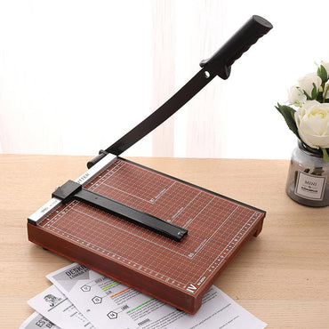 Deli E8004 Paper Trimmer Brown A4 - Karout Online -Karout Online Shopping In lebanon - Karout Express Delivery 