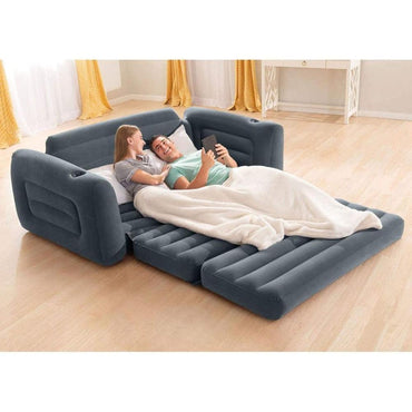 Intex Pull out Sofa 203 X 224 X 66 Cm - Karout Online -Karout Online Shopping In lebanon - Karout Express Delivery 