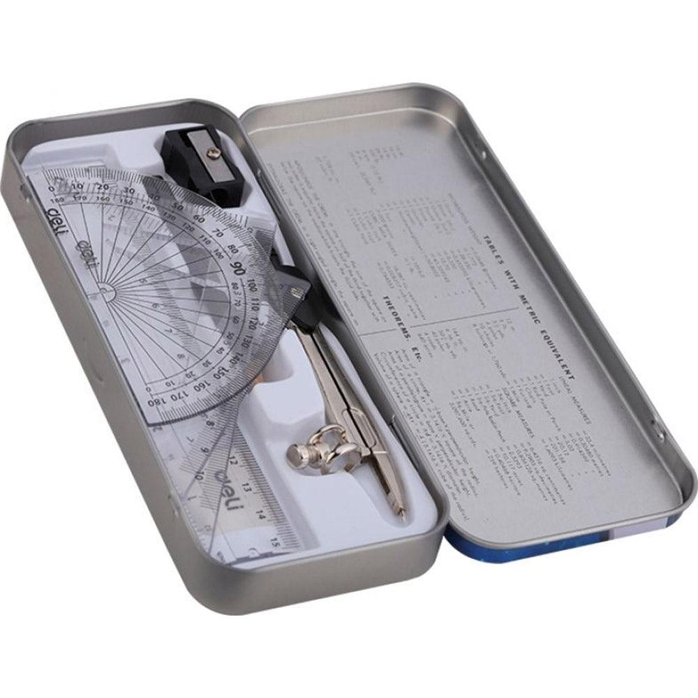 Deli G30505 Compass Drafting Set 8pcs - Karout Online -Karout Online Shopping In lebanon - Karout Express Delivery 
