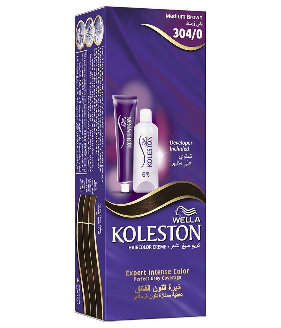 Wella Koleston Color Cream Semi-Kit - Medium Brown 304/0 100 ml.