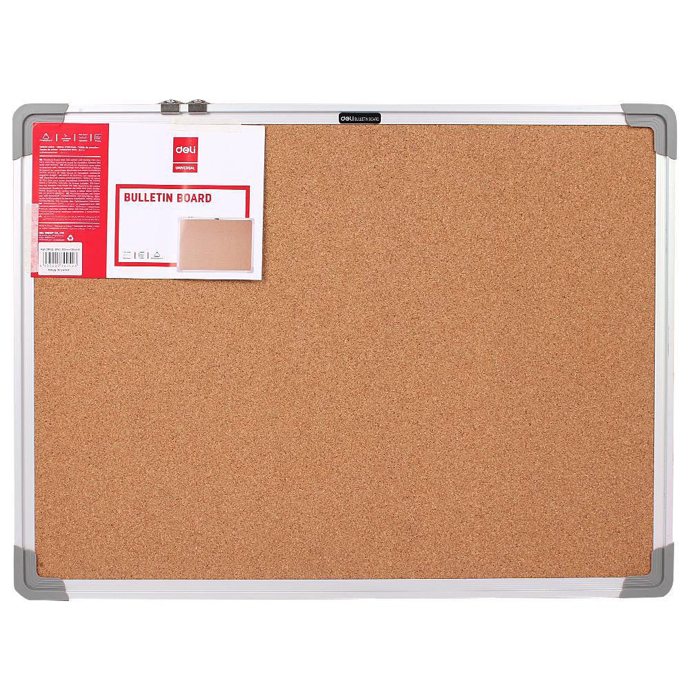 Deli E39052 Cork Bulletin Board 45 x 60 cm - Karout Online -Karout Online Shopping In lebanon - Karout Express Delivery 