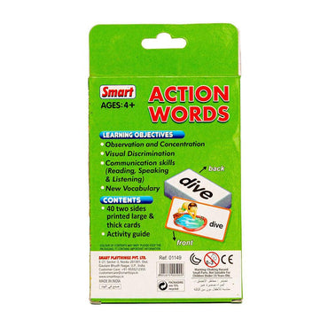 Smart Flash Cards  Action Words - Karout Online -Karout Online Shopping In lebanon - Karout Express Delivery 