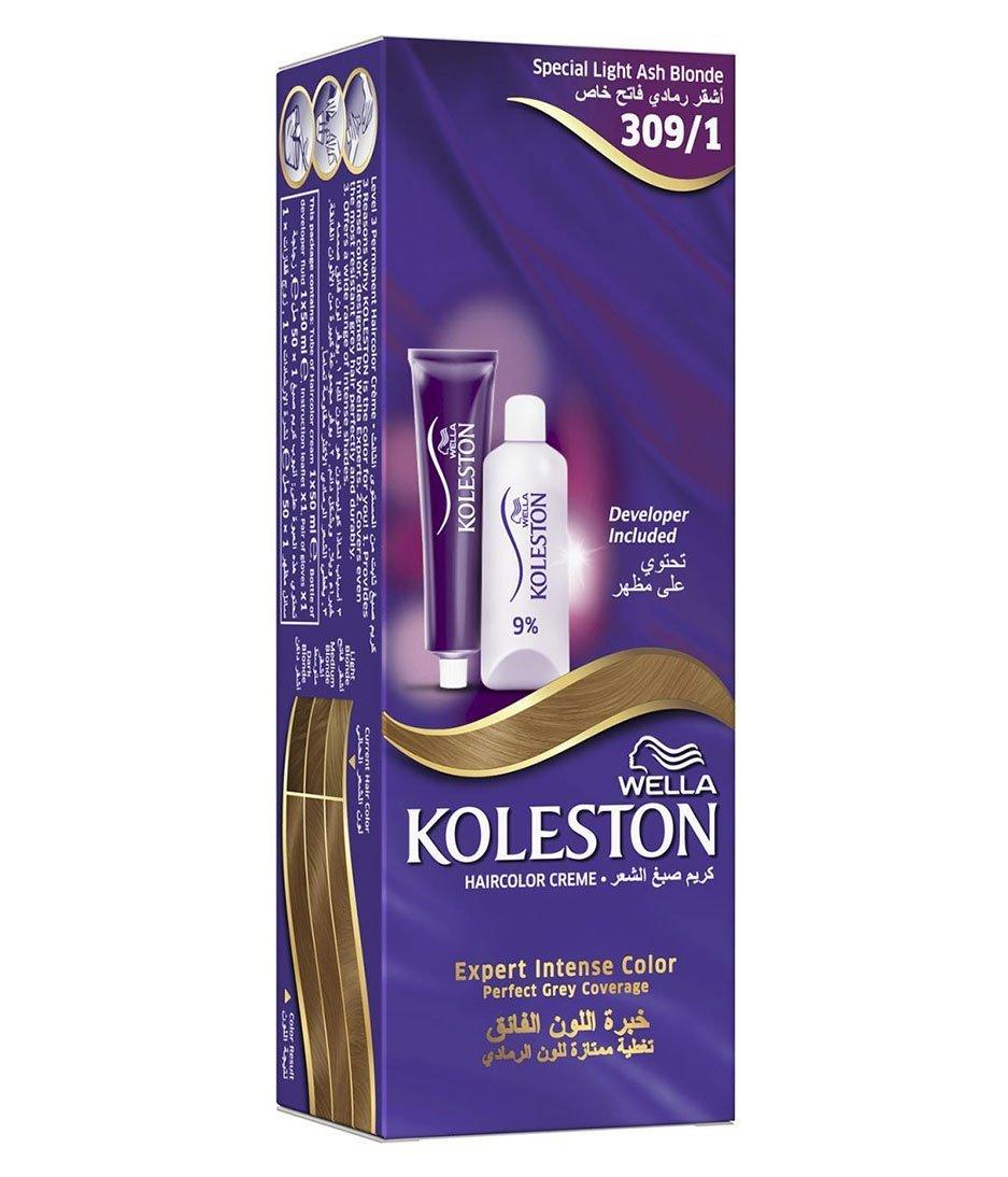 Wella Koleston Color Cream Semi-Kit - Special Light Ash Blonde 309/1 100 ml.
