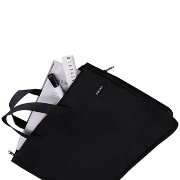 Deli EB55122 Handbag A4 Black - Karout Online -Karout Online Shopping In lebanon - Karout Express Delivery 