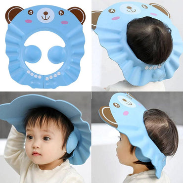 Shop Online Baby Shower Soft Cap Adjustable Hair Wash Hat for Kids / KC22-105 - Karout Online Shopping In lebanon