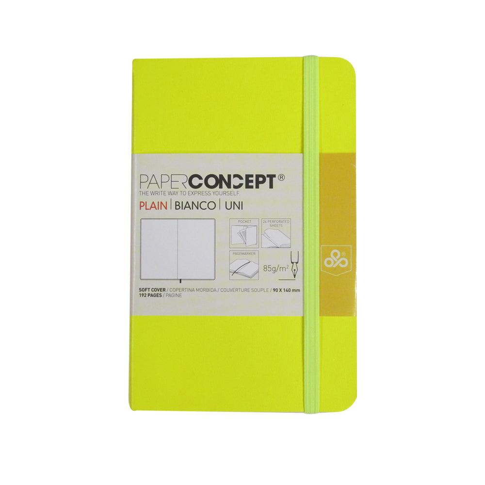 OPP Paperconcept Executive Notebook PU Fluo Soft Cover Plain / 9×14 cm - Karout Online -Karout Online Shopping In lebanon - Karout Express Delivery 