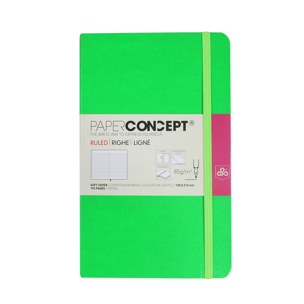 OPP Paperconcept Executive Notebook PU Fluo Soft Cover Line /13×21 cm - Karout Online -Karout Online Shopping In lebanon - Karout Express Delivery 