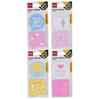 Deli A55302 Strong Adhesive Sticky Notes Fashion Design 30x2 Sheets - Karout Online -Karout Online Shopping In lebanon - Karout Express Delivery 